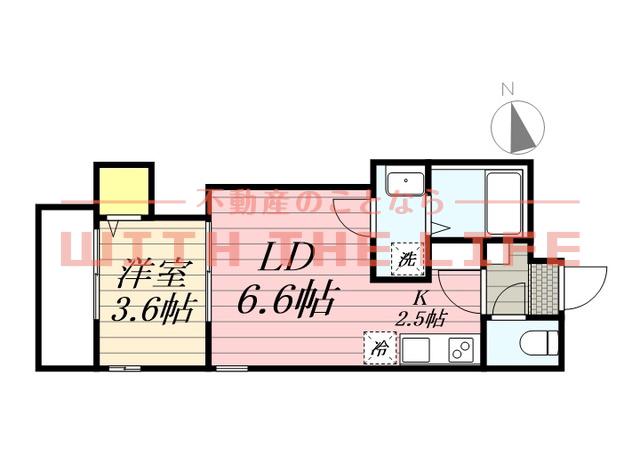CHERIM西鉄久留米IV(1LDK/3階)の間取り写真