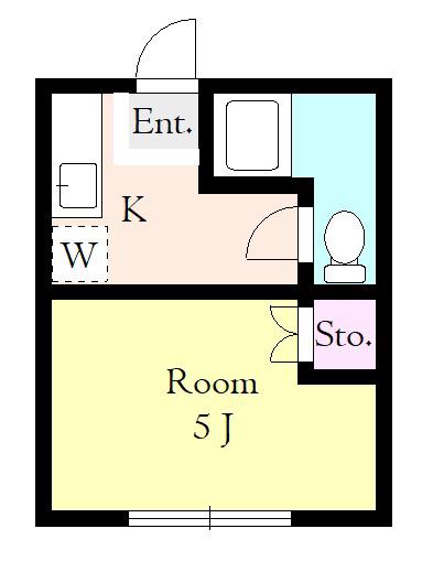 泉屋ビル(ワンルーム/3階)の間取り写真
