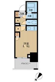 レジディア川崎(ワンルーム/5階)の間取り写真