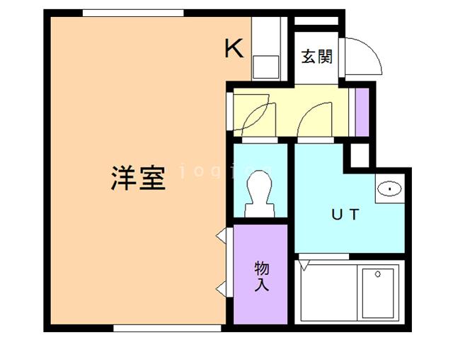 ルグラン21(ワンルーム/1階)の間取り写真