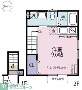 LEPOA TALO(1K/2階)の間取り写真