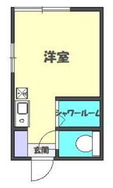 RH VILLA新高円寺(ワンルーム/2階)の間取り写真