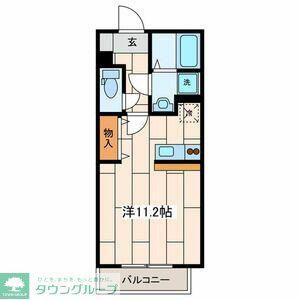 LANAI INAMURA(ワンルーム/3階)の間取り写真