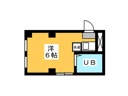 上石神井マンション(ワンルーム/3階)の間取り写真