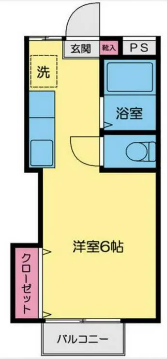 シェリーハイツ 1階階 間取り