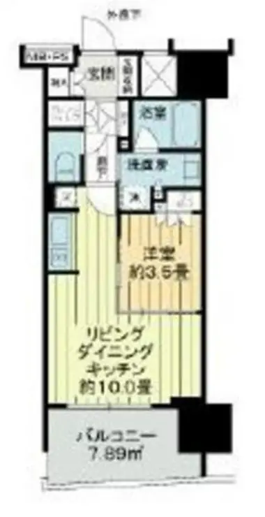 ライオンズ千代田三崎町 10階階 間取り