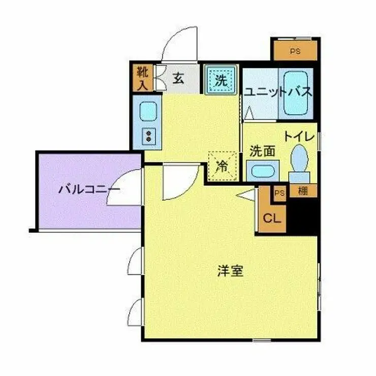 スカイコート神田第2 11階階 間取り