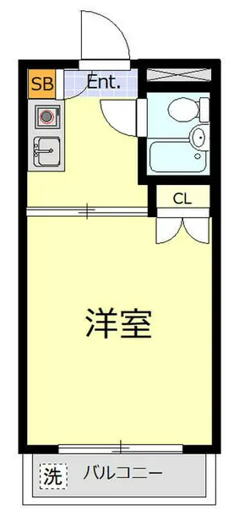 ハイタウン目黒 2階階 間取り