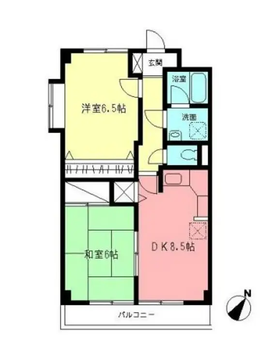 グリーン多摩 2階階 間取り
