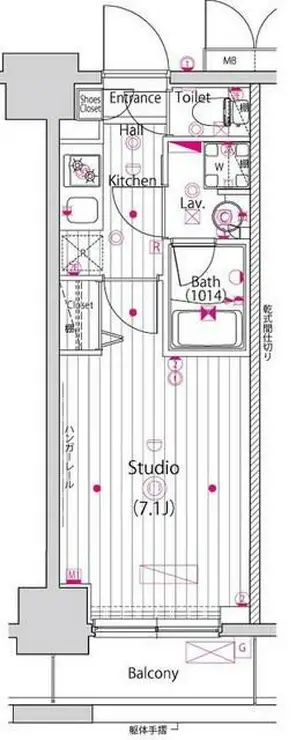 ガーラ横濱関内グランドステージ 2階階 間取り