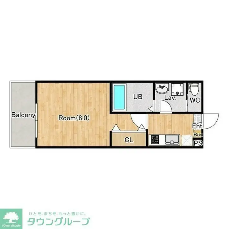 フェニックス目黒 1階階 間取り