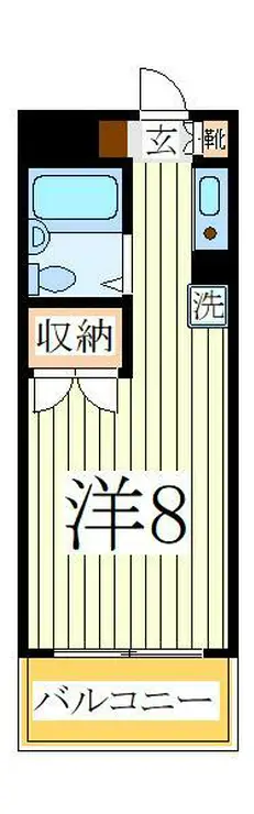 サンライズ北柏 2階階 間取り