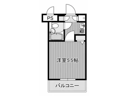 クリオ本郷台壱番館(1K/1階)の間取り写真