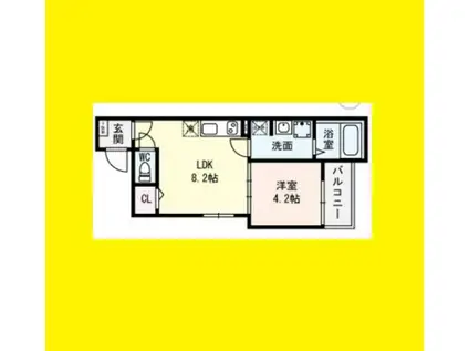 FDS吹田II番館(1LDK/3階)の間取り写真