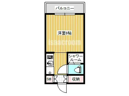 東陽ビルディング(ワンルーム/5階)の間取り写真