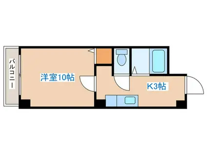 ＪＲ函館本線 手稲駅 徒歩28分 4階建 築32年(1K/4階)の間取り写真