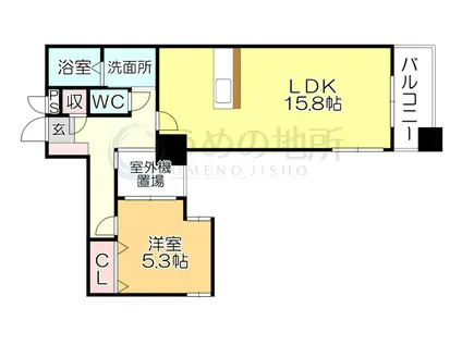 MARKSFORT花畑(1LDK/10階)の間取り写真