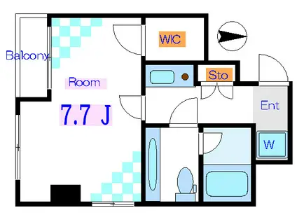 NOZY MACHIYA(1K/6階)の間取り写真