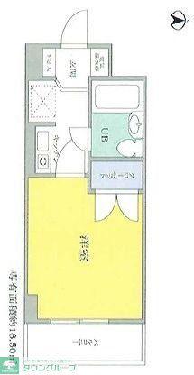 ストーク新丸子弐番館(1K/1階)の間取り写真