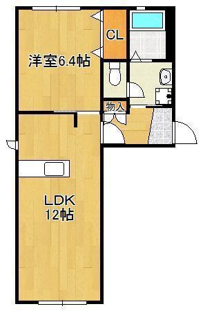 エスペランサ・ノイ  C棟(1LDK/2階)の間取り写真