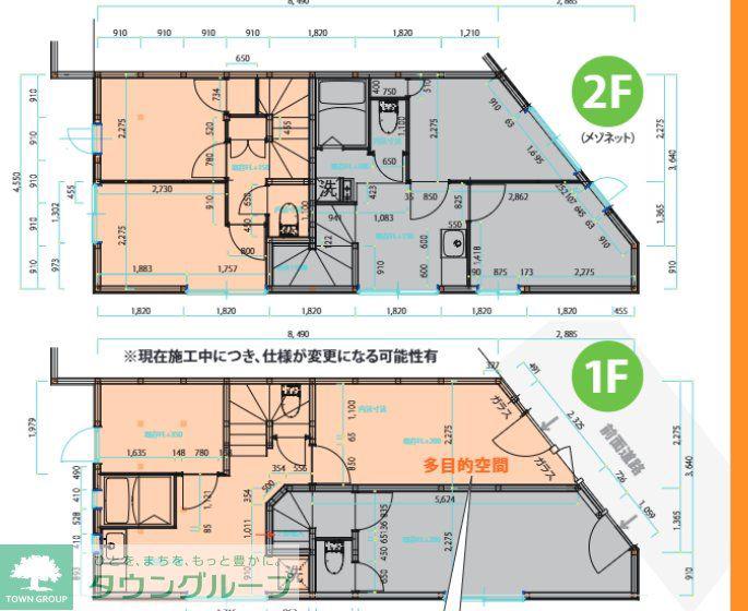 リヒトライフ路(3DK/1階)の間取り写真