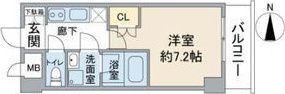 VANCOUVER1118大曽根(1K/6階)の間取り写真
