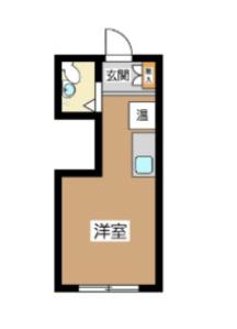 DIAMOND RESIDENCE堤通(ワンルーム/3階)の間取り写真