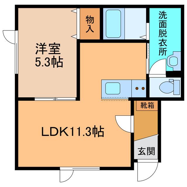 REGENT PRIMEIV(1LDK/2階)の間取り写真