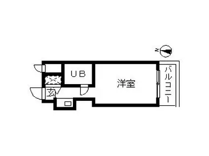 TOP・恵比寿(ワンルーム/3階)の間取り写真