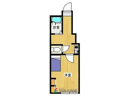 レオパレスバルーン1(1K/1階)の間取り写真