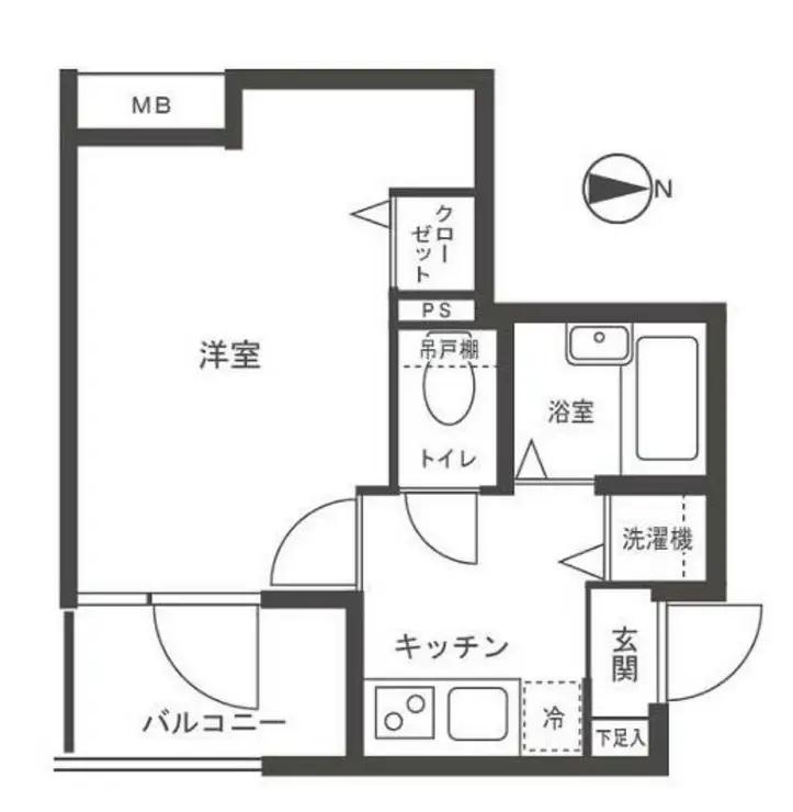 ドルチェ東京本所 6階階 間取り