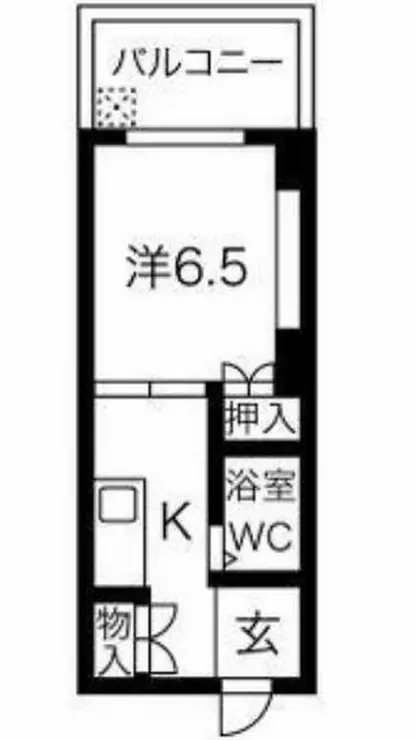 千石明穂ハイツ 1階階 間取り