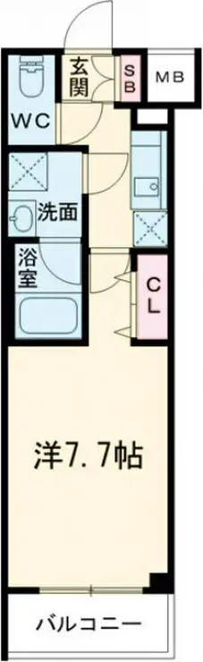 メインステージ一之江 4階階 間取り