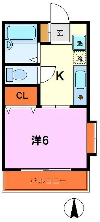 アビタシオン アサバ 3階階 間取り