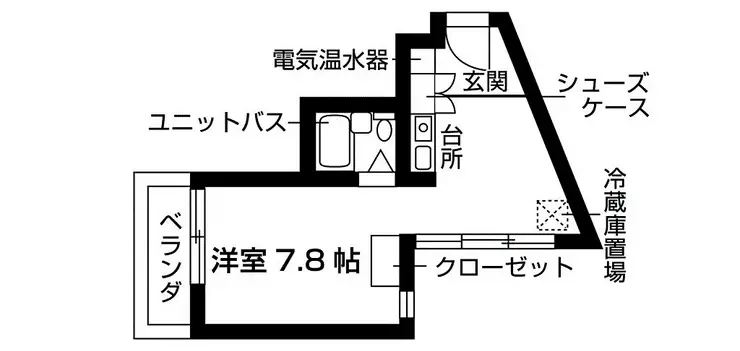 ビューステージ湘南 1階階 間取り