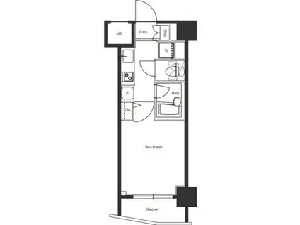 SQUARE渋谷(1K/7階)の間取り写真