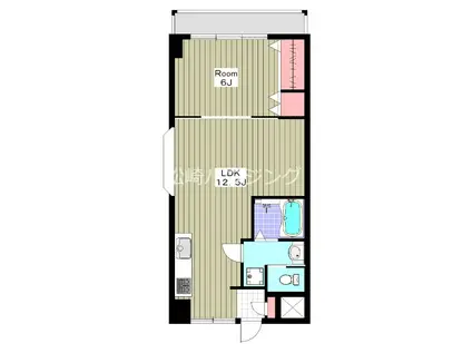 石井ガーデンマンションI(1LDK/2階)の間取り写真