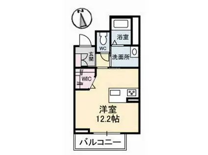 グランマスト栄町B棟(ワンルーム/3階)の間取り写真