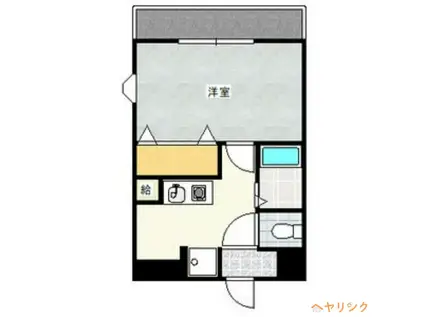 コーポ社台(1K/2階)の間取り写真