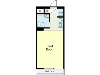 サンマリーナ西八王子(ワンルーム/4階)の間取り写真