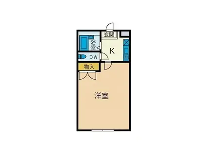 エクセレントハイツ(1K/2階)の間取り写真