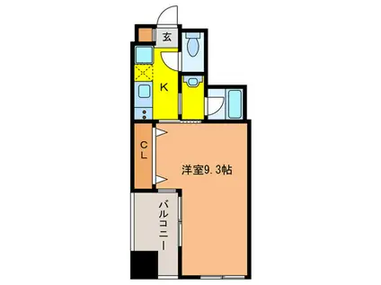 LA CONFORTE 府中(1K/5階)の間取り写真