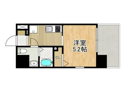 MODERN PALAZZO諫早駅前(1K/9階)の間取り写真