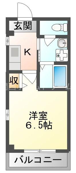 フィオレンテ栄町(1K/3階)の間取り写真