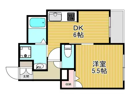 サニーガーデン II(2LDK/2階)の間取り写真