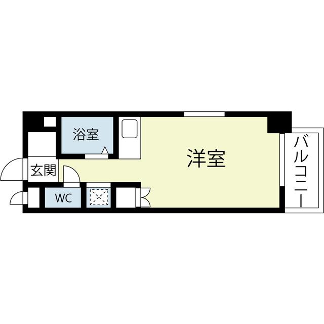 アーバニー大賀(ワンルーム/3階)の間取り写真