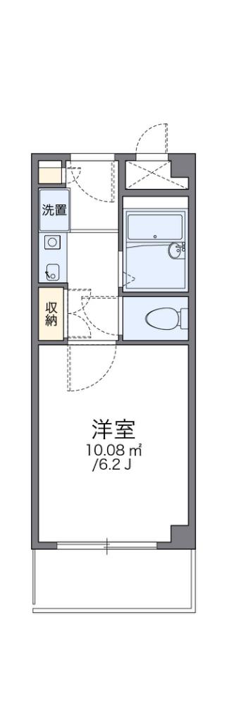 レオパレスIKEGAMI(1K/2階)の間取り写真