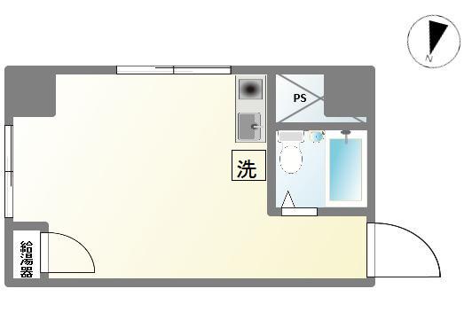 日興パレスビル渋谷(ワンルーム/2階)の間取り写真