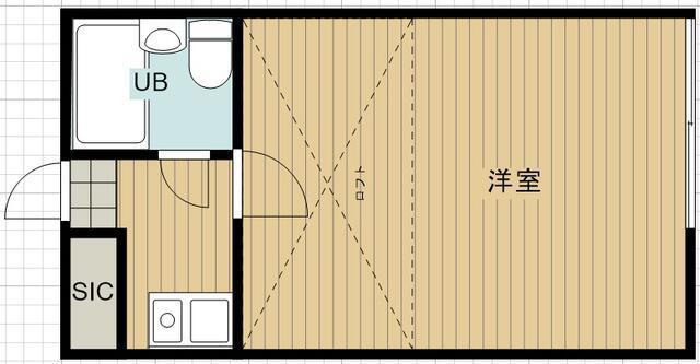 グレイスハイム吉祥寺(1K/1階)の間取り写真
