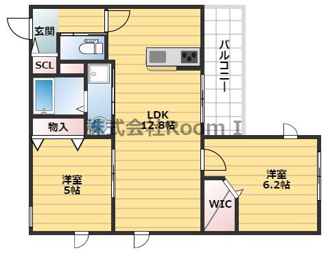 KIMAPI HAUS 旭化成ヘーベルメゾンHEBEL HAUS(2LDK/4階)の間取り写真